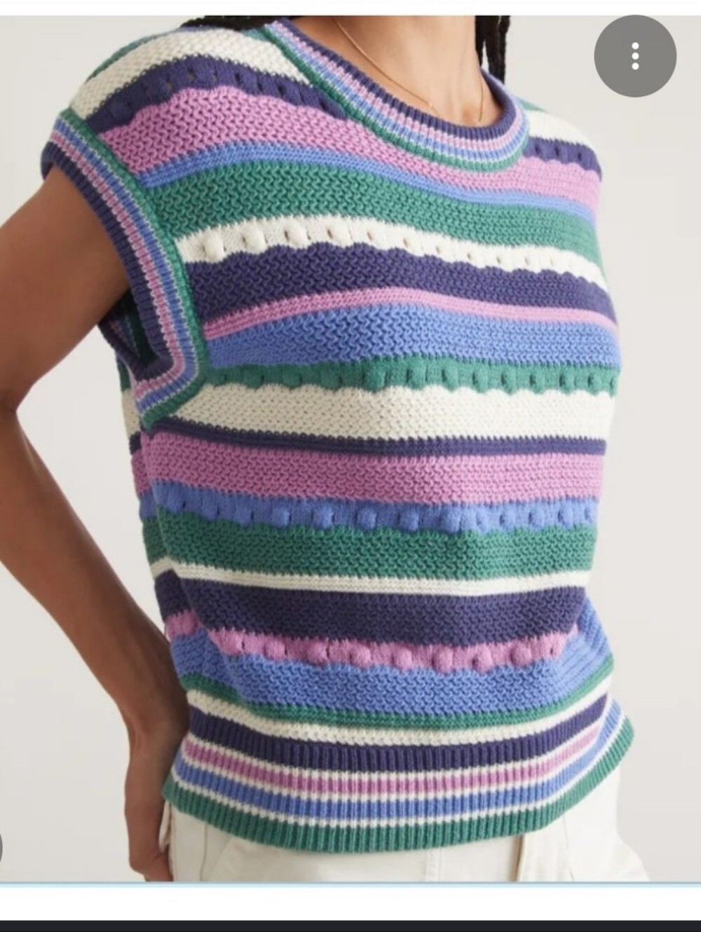 Marine Layer Rory Crochet Vest - Picture 4 of 4